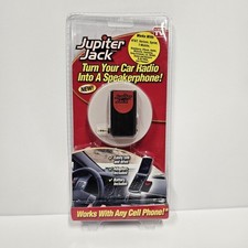 Jupiter Jack Works With Cell Phones Universal Car Radio Speakerphone NEW SEALED