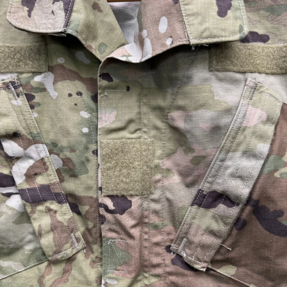 Military Combat Uniform Jacket Unisex Small X-Short Multicam Camo Field Shirt - Image 4 of 4