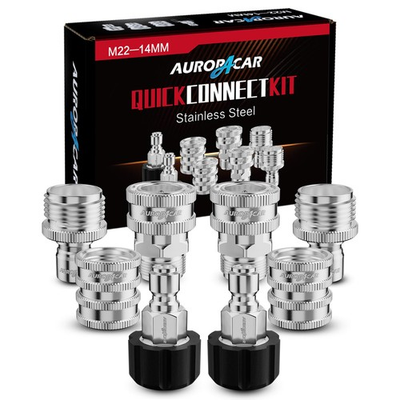 #ad Pressure Washer Quick Connect Kit Stainless Steel Pressure Washer Adapter Se... $32.97