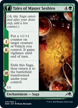 Tales of Master Seshiro Normal Common Kamigawa: Neon Dynasty 210 NM MTG TCG