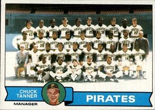 1979 Topps #244 Chuck Tanner Pittsburgh Pirates Near Mint or Better