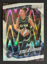 2025 Panini Prizm WNBA - White Seismic Prizm #137 - Jessica Shepard Lynx