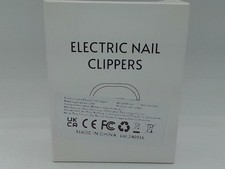 Electric Nail Clippers Automatic LED Light Trimmer Toe Cutter USB Rechargeable