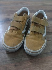 Vans Old Skool V Glitter Gold Youth Size 1 Sneakers