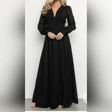 *NEW* Baltic Born Olivia Maxi Dress Sheer Sleeves Special Event Formal, size 3XL