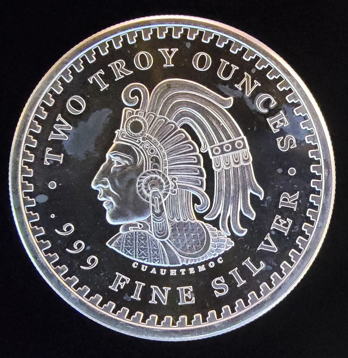 Aztec Cuautemoc Calendar Golden State Mint Bullion Silver
