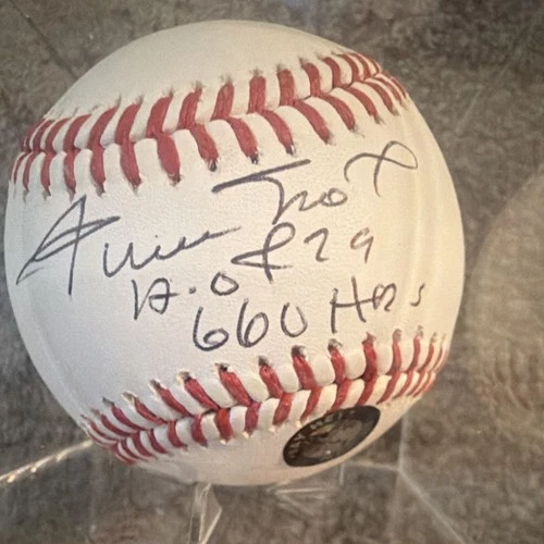 Willie Mays Autographed Baseball San Francisco Giants Say Hey Authenticated