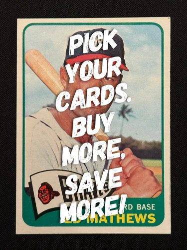 1965 TOPPS BASEBALL CARD SINGLES #500 - 599 - COMPLETE YOUR SET - UNGRADED COND.