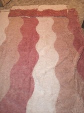 Queen Size Duvet Cover With 2 Pillow Covers Soft Shaggy Faux Fur Ombre Coloring.