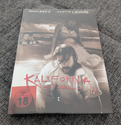 KALIFORNIA (1993) BLU-RAY + DVD MEDIABOOK BRAD PITT JULIETTE LEWIS *NEU+OVP*