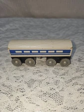 Maxim Enterprise Magnetic Wooden Train Blue & White
