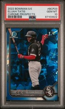 2022 Bowman Chrome Prospects Shappire Edition #BCP23 Elijah Tatis RC PSA 10 GEM 