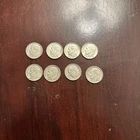 Mixed Dates 1947-1964 90% Silver Roosevelt Dimes (Set Of 8)Circulated