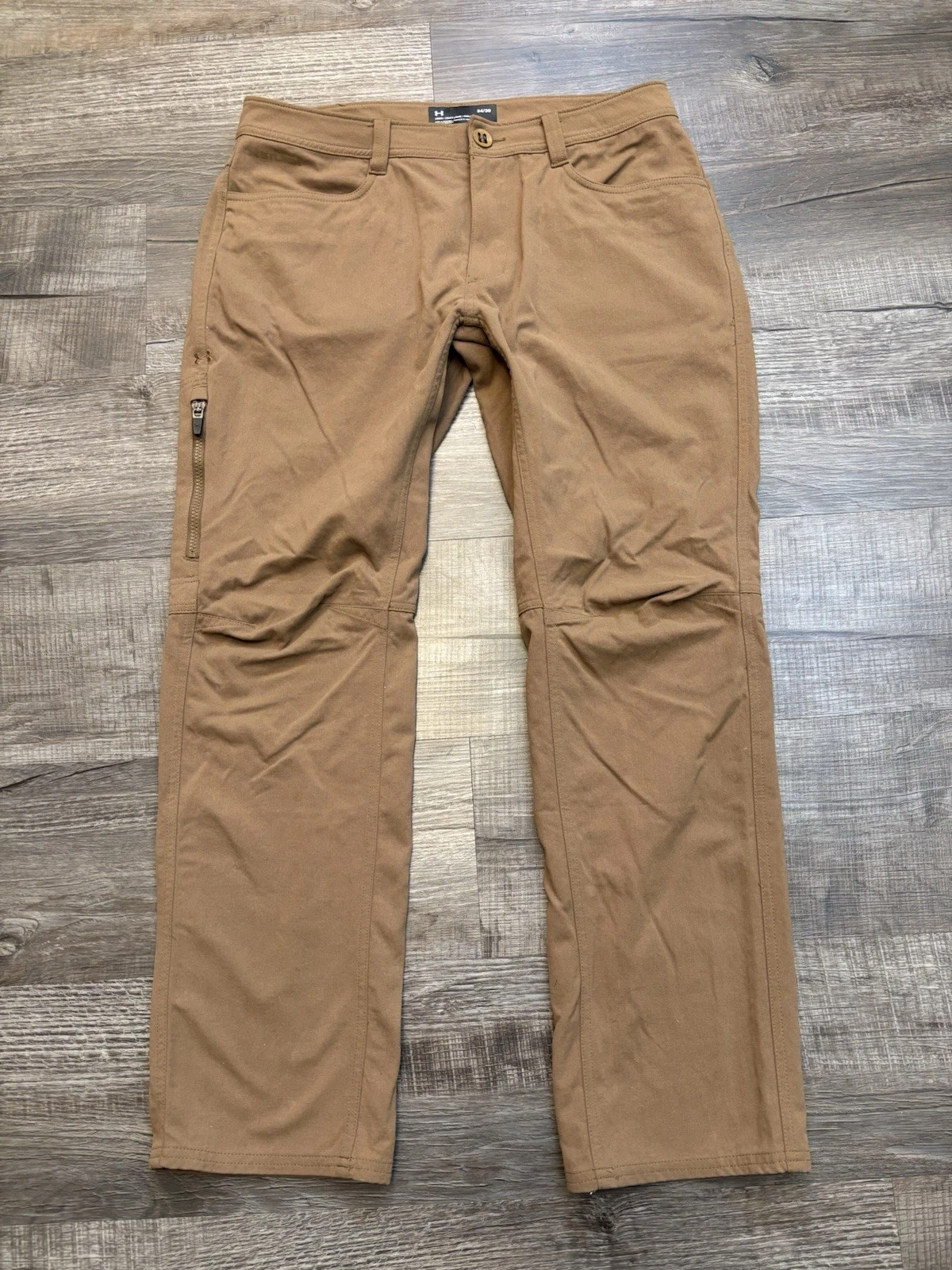Under Armour Storm Pants Enduro 34x30 Tactical Cargo Brown Lightweight C149