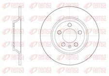 2x REMSA Bremsscheibe 62521.00 für VW POLO 6 AW1 BZ1 AE1 MPi AUDI A1 Sportback