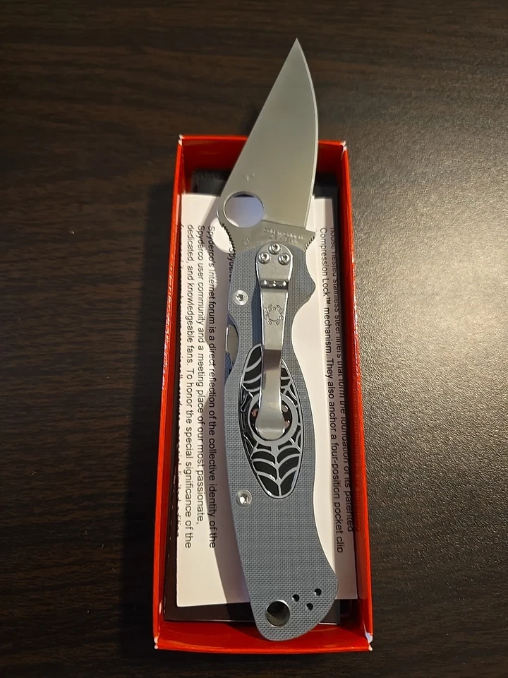 Cuchillo Forum Spyderco 2018 PARAMILITARY 2 S90V Super Steel C81GPDGYS90V2 nuevo Foto 2 de 4