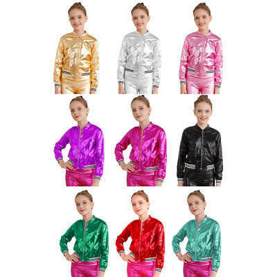 Kids Girls Hoodie Style Hooded Cloth Jacket Closure Outwear Street T-shirt Edge