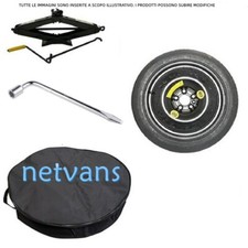 Space Saver Spare Wheel 17" OPEL ZAFIRA TOURER with jack wrench and cover