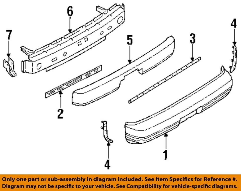 Parachoques trasero Nissan 240SX 1992 1993 OEM blanco superficie rugosa Foto 3 de 4
