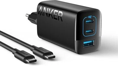 Anker USB C Ladegerät 67W Netzteil PIQ 3.0 3-Port Schnellladegerät USB-C Kabel