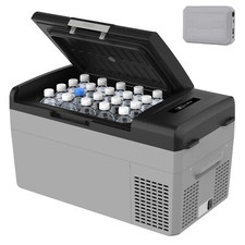 Electric Coolers for Vehicles AC/DC Car Refrigerator with Portable Power Station