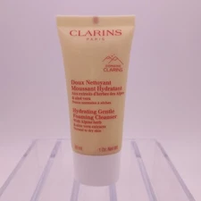 Clarins Hydrating Gentle Foaming Cleanser Alpine Herbs Aloe 1oz Sealed 
