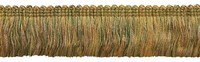 "OlivegrüN Gold 1,75\" Pinsel Fransenbesatz Friedliche Harmonie [5 Yards]"