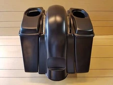 4¨Extended Saddlebags Lids and Rear Fender for Harley Davidson Touring 2009-2013