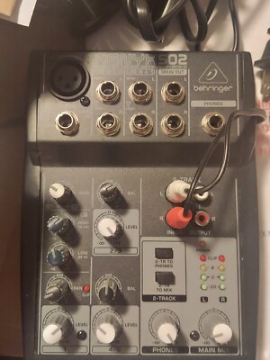  Behringer Premium 5 Input 2 Bus Mixer w/XENYX Mic Preamp & British E