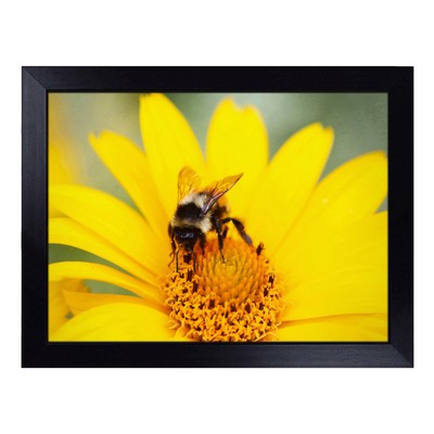 Bienensammler Pollen gelbe Blume Nr.1 Schoß Tablett gepolstert Sitzsack gepolstert