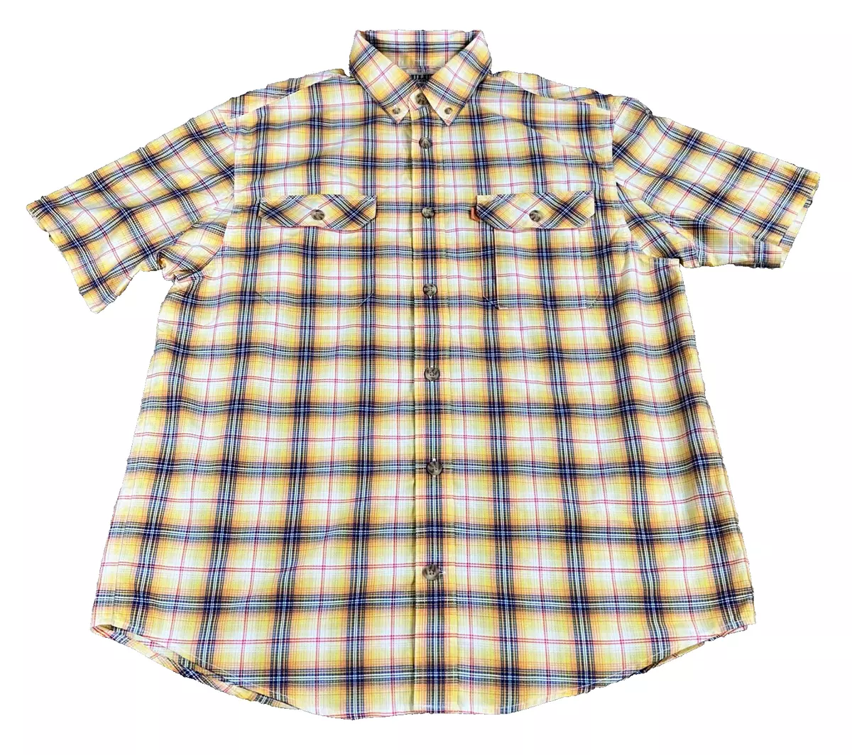 Mens yellow clearance plaid shorts