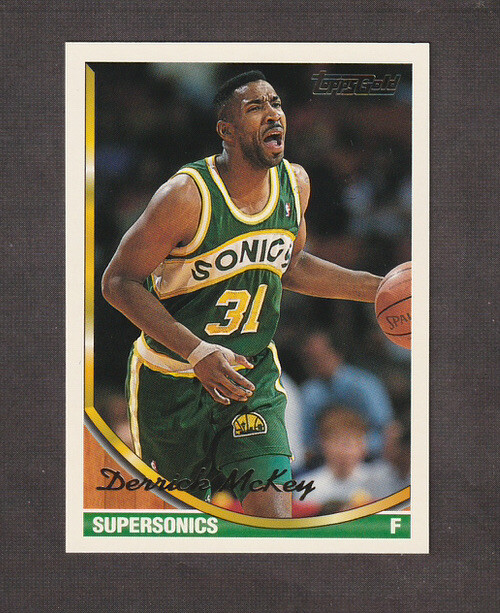 1993-94 Topps Gold Derrick Mckey #26 Seattle Supersonics | eBay