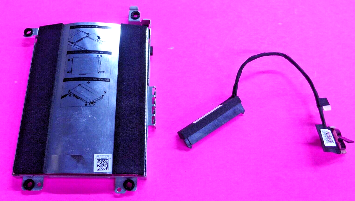 NEW Dell Latitude 3400 HDD Caddy Bracket w/Cable 6X9M9 4174N WJ0KT