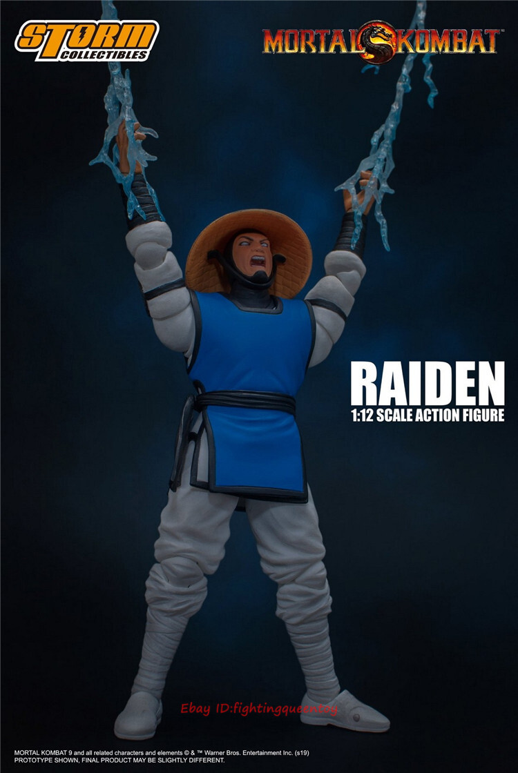 Storm Toys DCMK-004 1/12 Mortal Kombat Raiden Figure Model INSTOCK