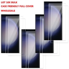 LOT 10X Tempered Glass Screen Protector For Samsung S26 Ultra S25 S24 S23 S22