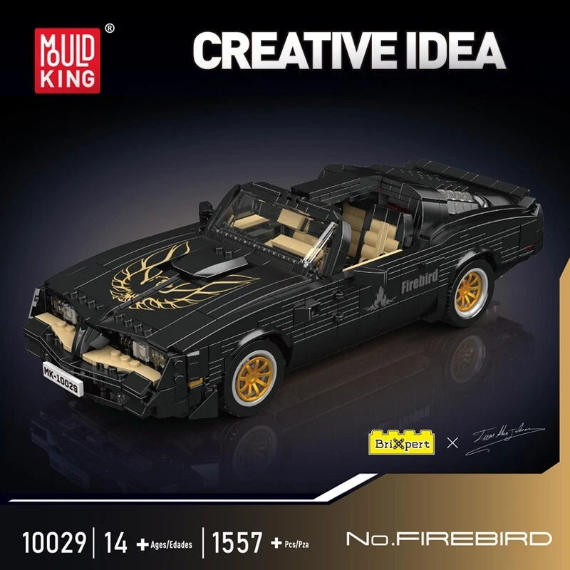 Mould King 10029 Firebird American Sports Car Static Model Building Block Toy - Image 2 of 4