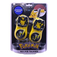 New  Sealed Pokemon Pikachu Walkie Talkies Long Range 2 Ways Radios