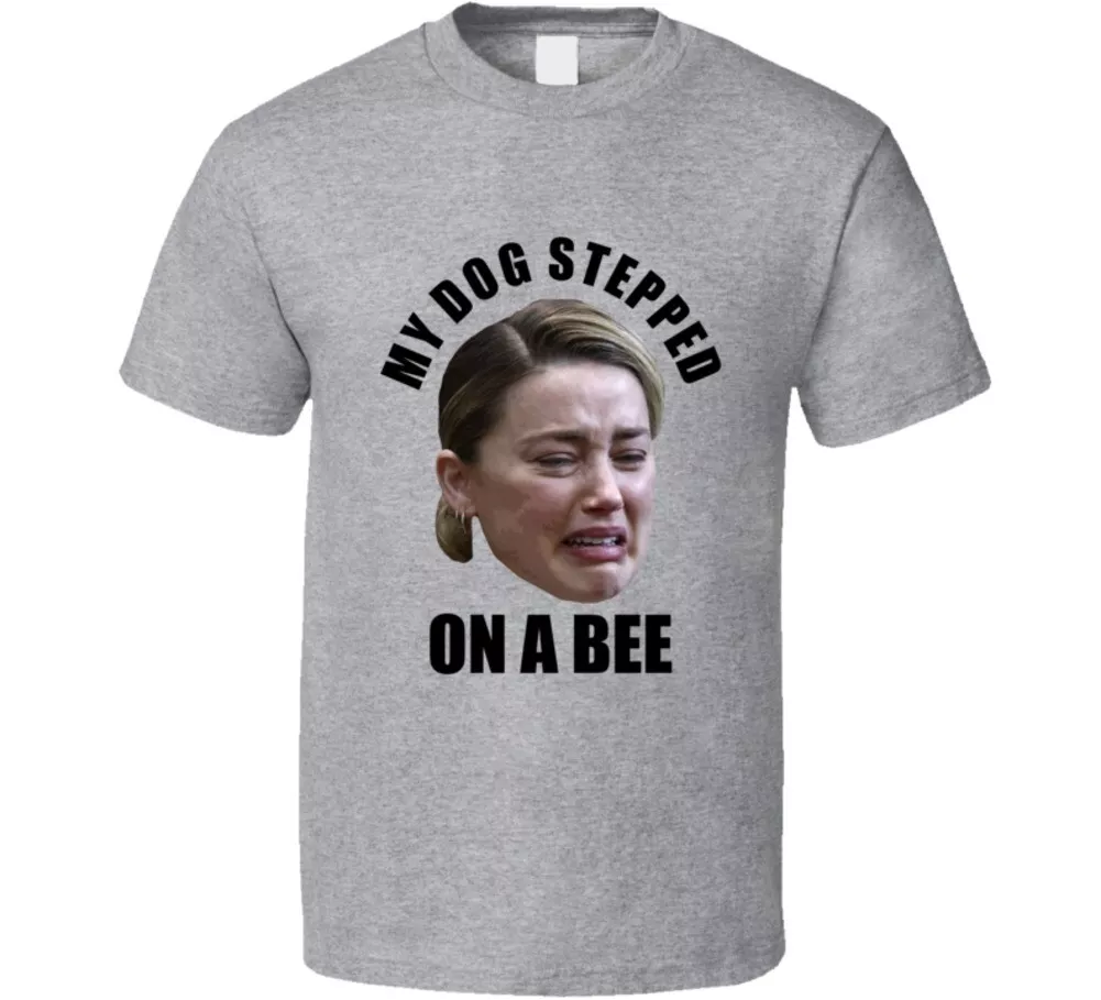 amber heard's dog stepped on a bee, My Dog Stepped On A Bee