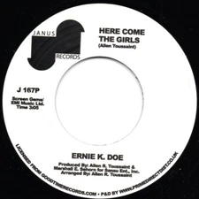 Ernie K Doe - Here Come The Girls - Northern Soul NEW 45 - LISTEN (Boots advert)
