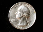 1961-D  WASHINGTON QUARTER #1