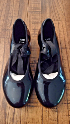 Bloch Annie Tyette S0350G Tap Dance Shoes Kids Size M 11 Black Patent NEW