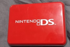 Nintendo DS Plastic Carrying Case Holds 6 Game Cartridges Good 0E