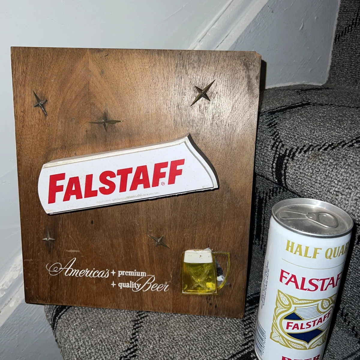 falstaff beer sign | eBay