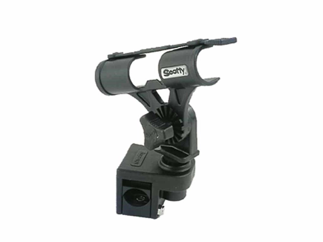 Scotty Fly Rod Holder with 1" Rail Mount for inflatable Pont