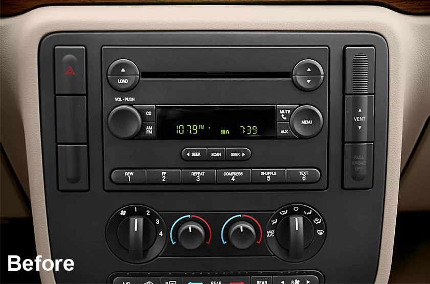 Para Ford Freestar 2004-2007 Carplay 10.1" Android 14 Coche Estéreo Radio GPS Cámara Foto 3 de 4