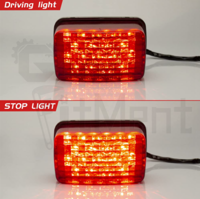 Motorcycle Taillight Tail light Brake Rear lamp For 1993-2017