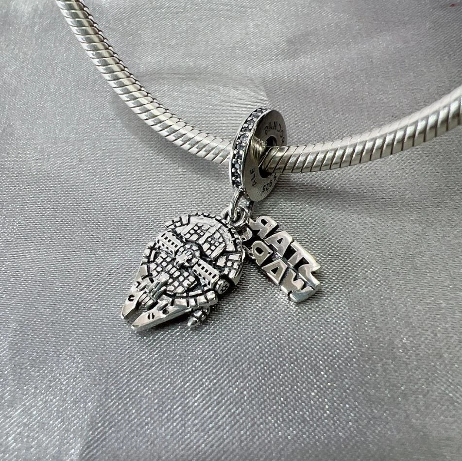 PANDORA x Star Wars Millennium Falcon Charm-Anhänger S925 ECHTSILBER ORIGINAL - Bild 2 von 3