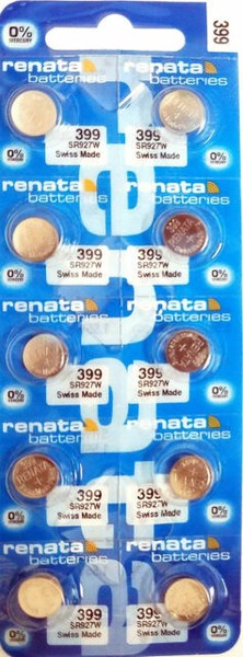 5 Renata 399 Watch Batteries Sr927w Ship 0 Mercury For Sale Online Ebay