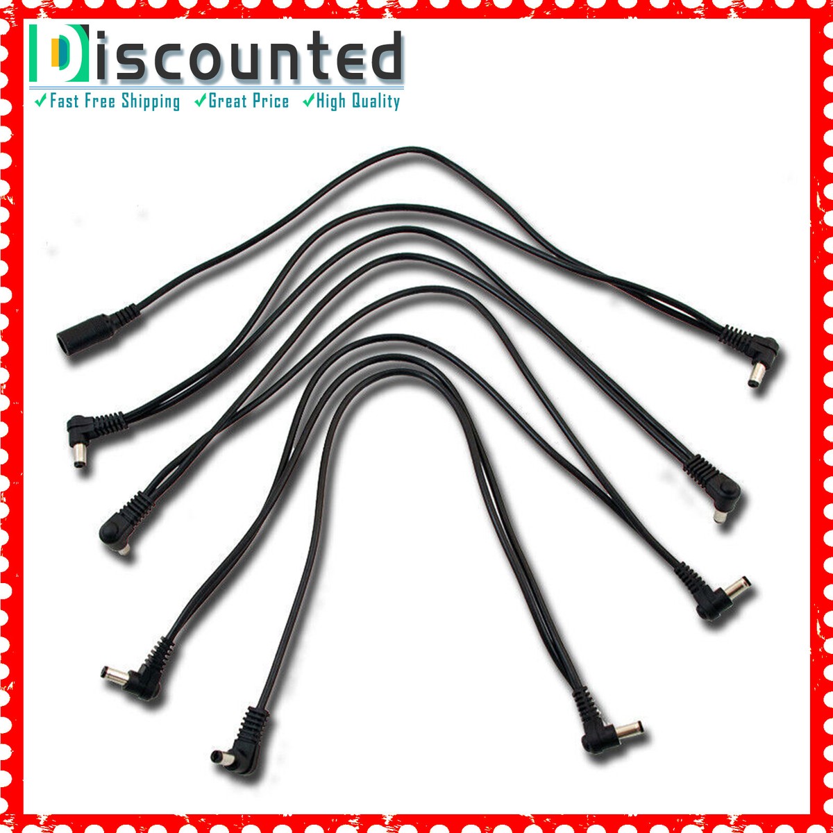 Alimentatore Dvr Telecamere Split Cavo Alimentatore 12V 5A Con Cavo Split A 8 Uscite Per Telecamere CCTV | Adattatore Sicurezza DC Shoes Stag - Foto 5