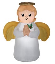 Holiday Time 3.5 Ft Christmas Angel Airblown Inflatable LED Indoor Outdoor Decor